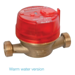 Flow meter Qn 2.5 hot water