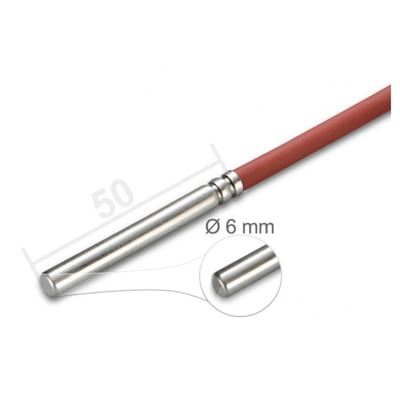 PT1000 Universal temp sensor 6 mm 3 meter