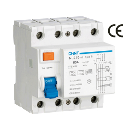 Chint NL210 3-phase residual current device TYPE B