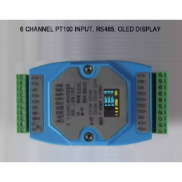 PD3060- PT1000 6-chanel temperature sensor reader Modbus