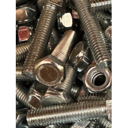 M8 X 40 mm bult + låsmutter 100-pack