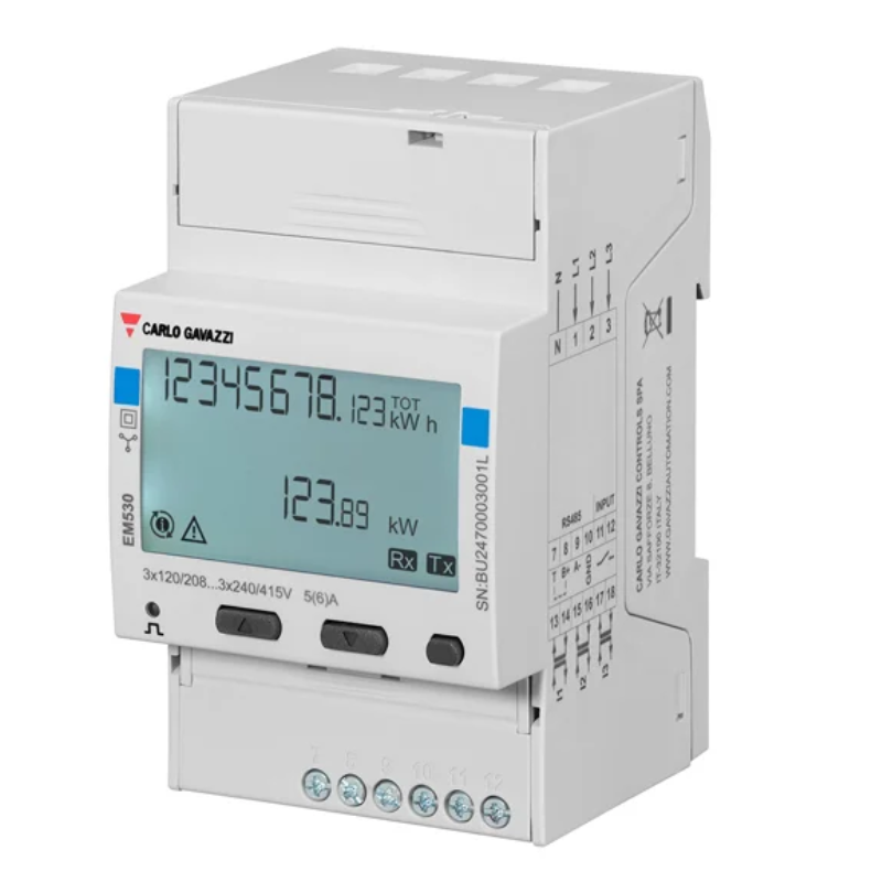 Elmätare 3-fas Carlo Gavazzi EM530-XM1 M-bus MID