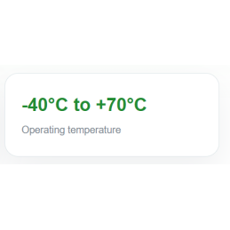 YTL SEM3A202 trefas elmätare med modbus, MID-certifierad, temperaturområde.