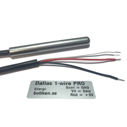 Dallas 1-wire PRO 5 meter X 6 mm