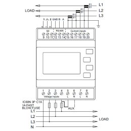 Circuit breaker IC60N 3P C1A